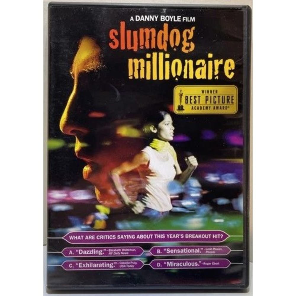 Slumdog Millionaire DVD 2009 Widescreen Danny Boyle Best Picture Academy Award - Picture 1 of 1